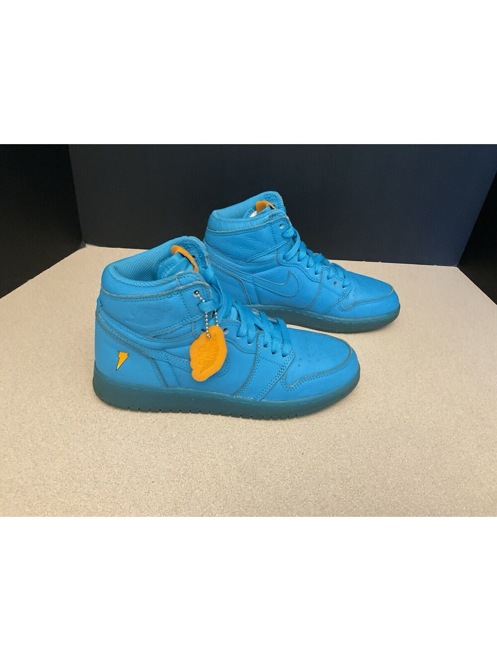 Youth’s Nike Air Jordan 1 Retro High OG G8RD Blue Lagoon GS Shoes. Size 5.5Y. - Picture 1 of 11